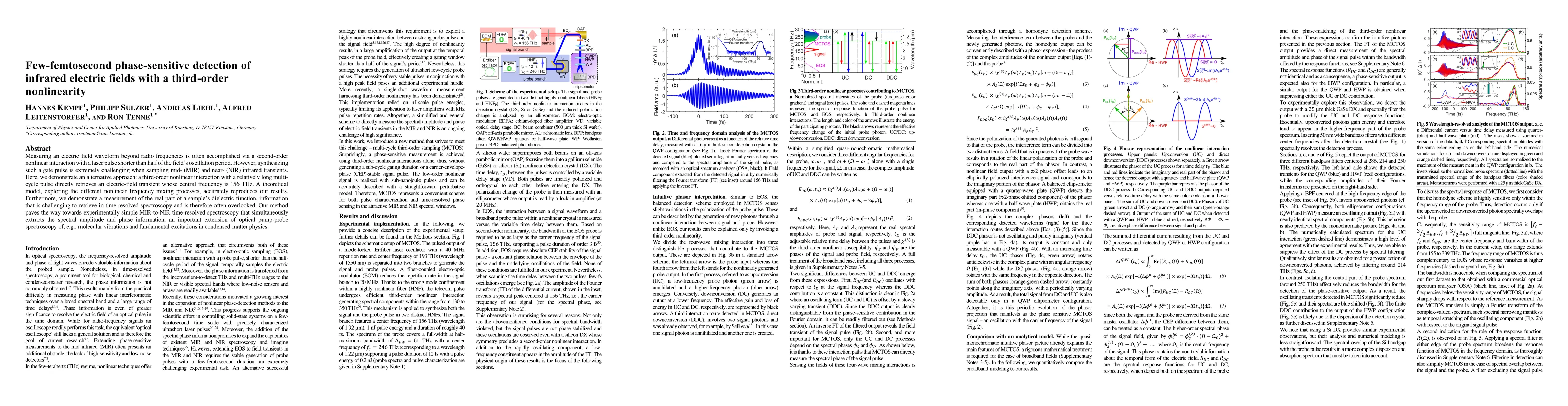 Thumbnail for Few-femtosecond phase-sensitive detection of infrared electric fields
  with a third-order nonlinearity