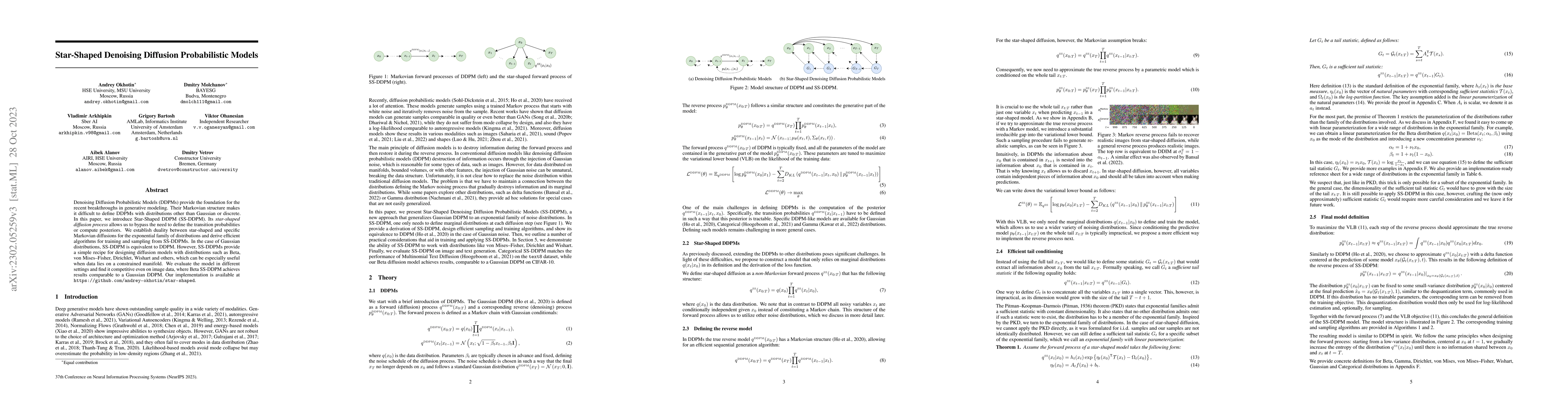 Thumbnail for Star-Shaped Denoising Diffusion Probabilistic Models