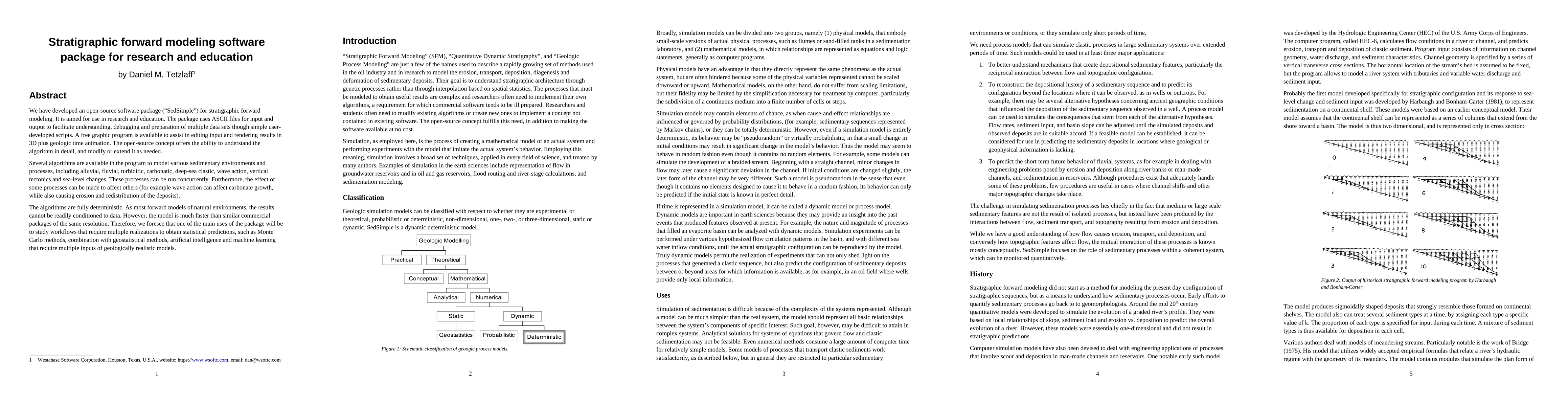 Thumbnail for Stratigraphic forward modeling software package for research and
  education