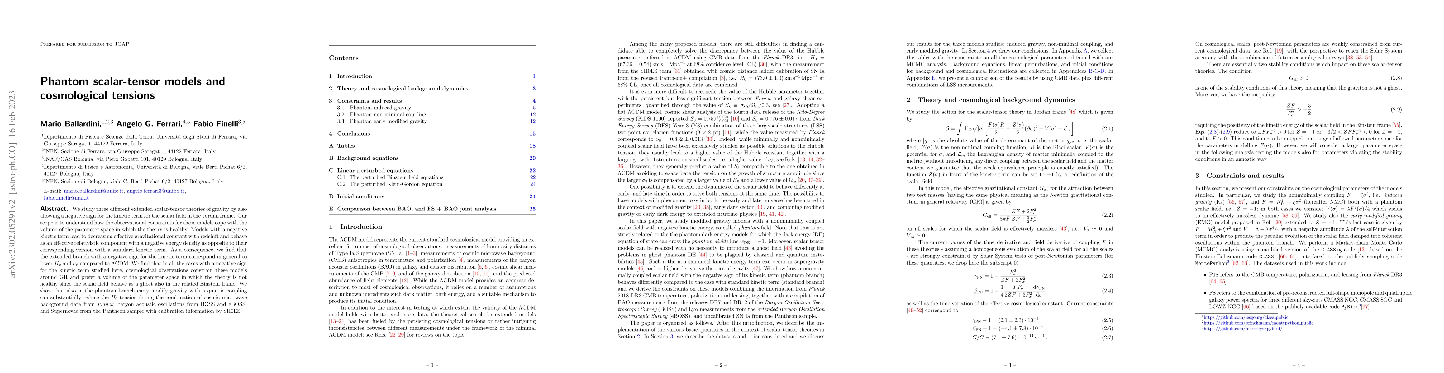 Thumbnail for Phantom scalar-tensor models and cosmological tensions