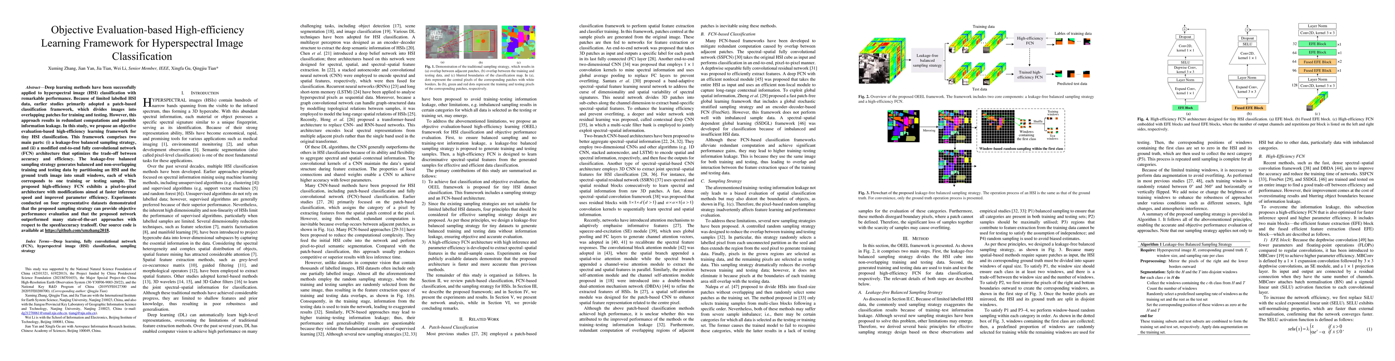 Thumbnail for Objective Evaluation-based High-efficiency Learning Framework for
  Hyperspectral Image Classification