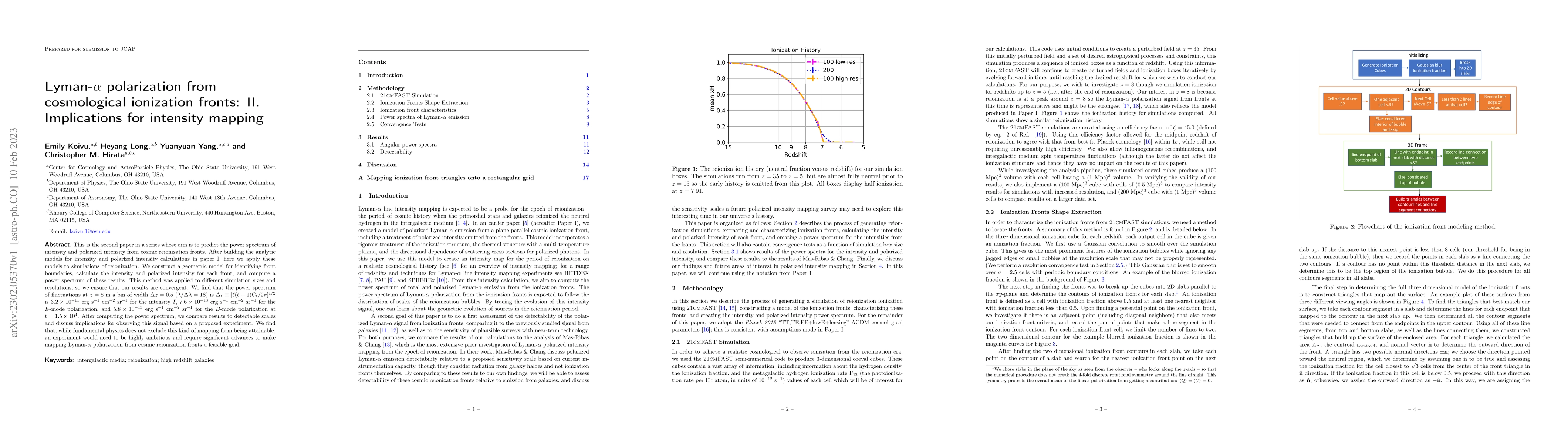 Thumbnail for Lyman-$\alpha$ polarization from cosmological ionization fronts: II.
  Implications for intensity mapping