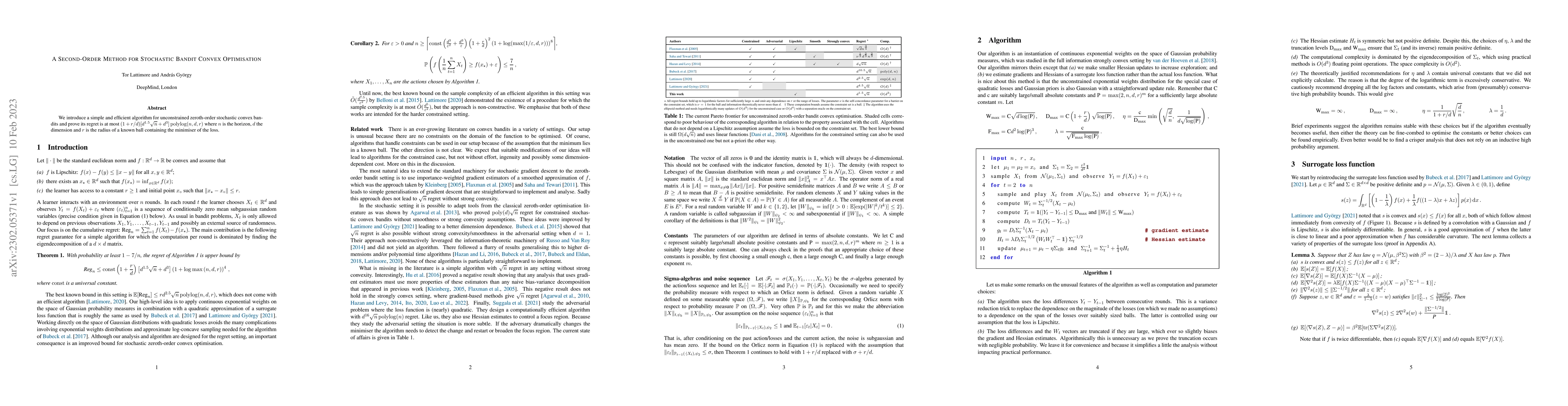 Thumbnail for A Second-Order Method for Stochastic Bandit Convex Optimisation