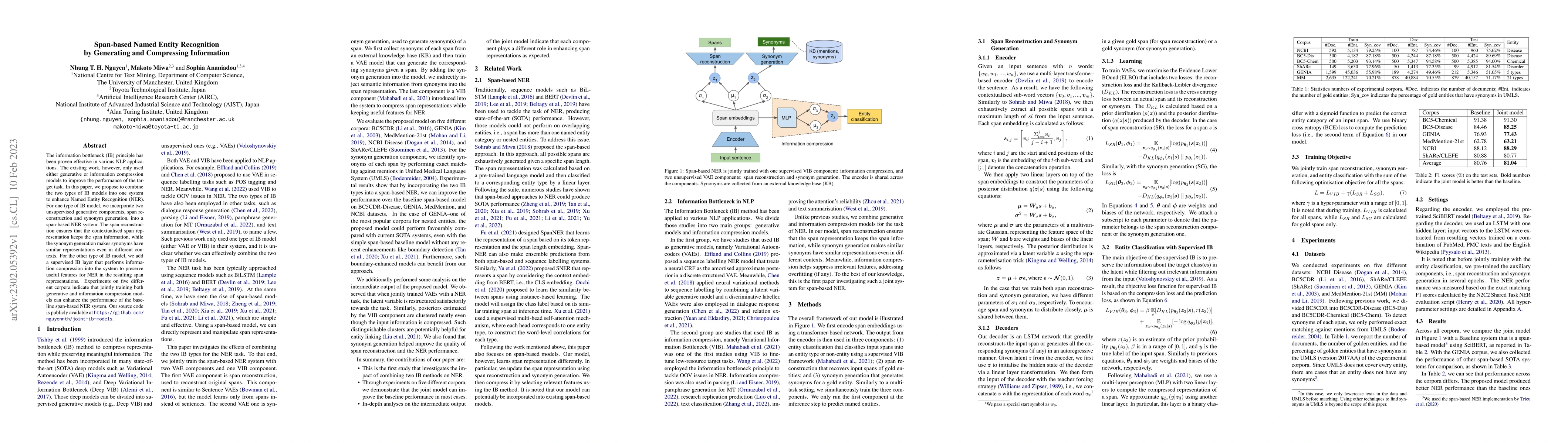 Thumbnail for Span-based Named Entity Recognition by Generating and Compressing
  Information