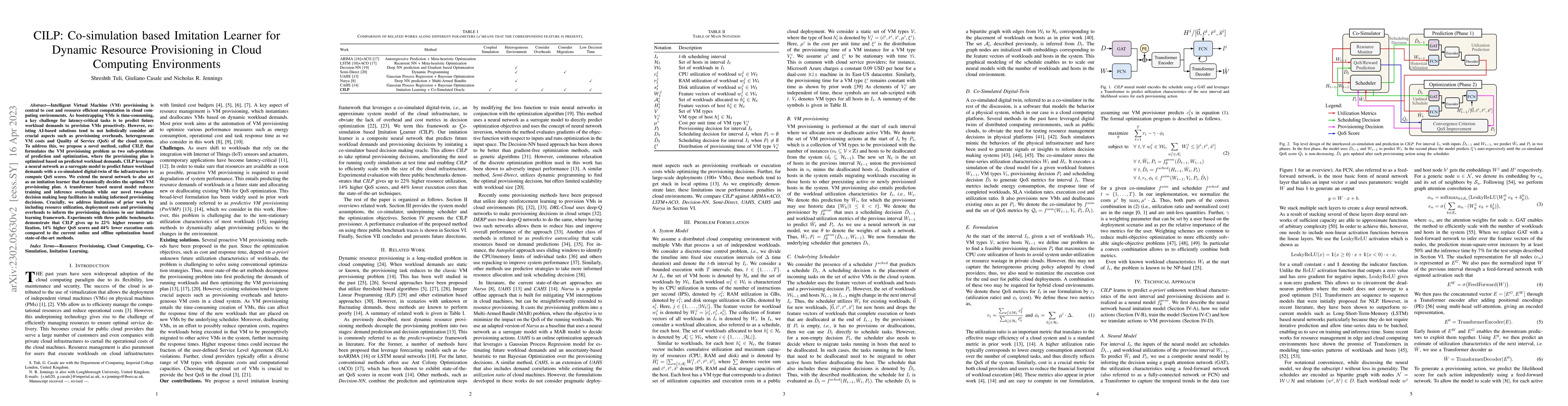 Thumbnail for CILP: Co-simulation based Imitation Learner for Dynamic Resource
  Provisioning in Cloud Computing Environments