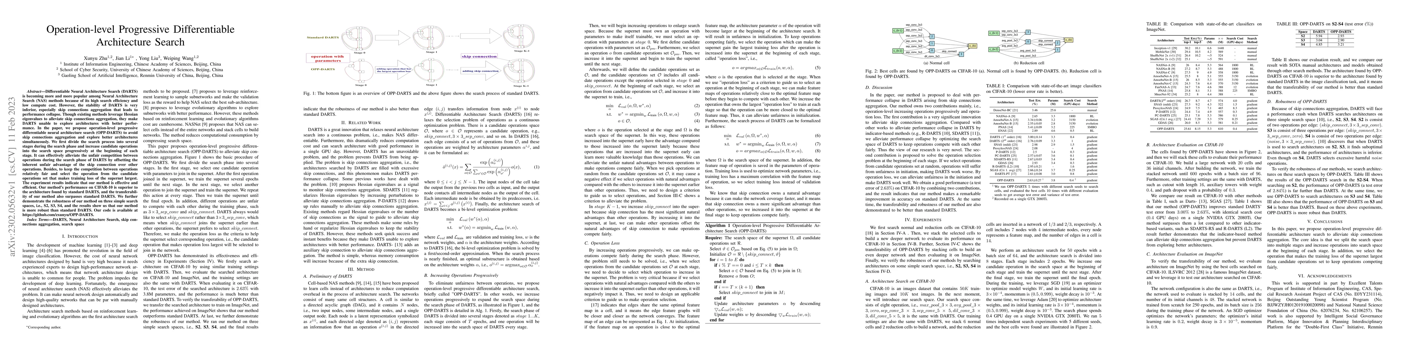 Thumbnail for Operation-level Progressive Differentiable Architecture Search