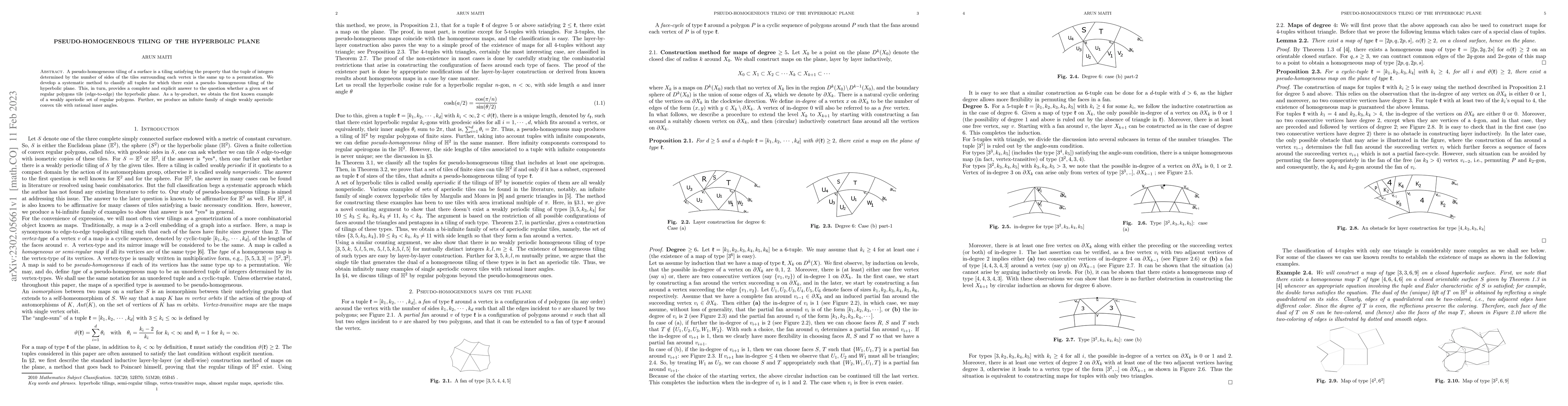 Thumbnail for Pseudo-homogeneous tiling of the hyperbolic plane