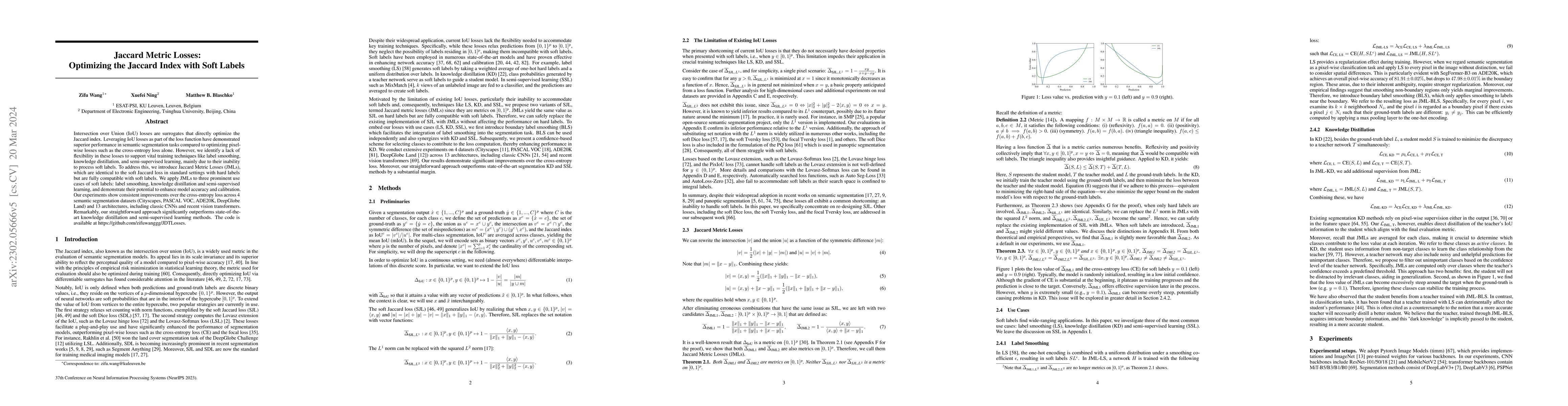 Thumbnail for Jaccard Metric Losses: Optimizing the Jaccard Index with Soft Labels