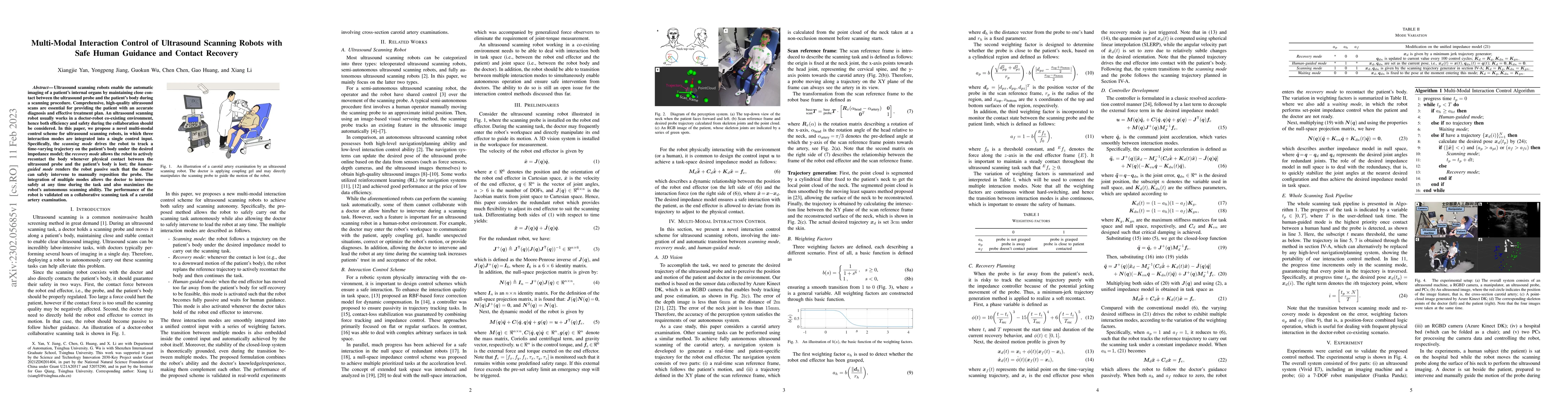 Thumbnail for Multi-Modal Interaction Control of Ultrasound Scanning Robots with Safe
  Human Guidance and Contact Recovery