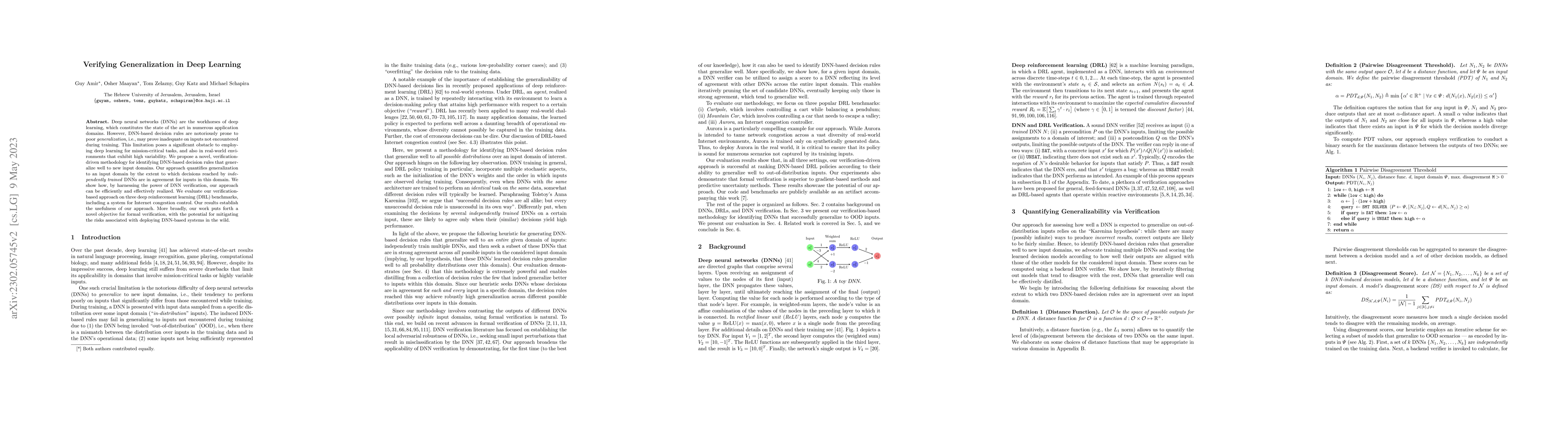 Thumbnail for Verifying Generalization in Deep Learning