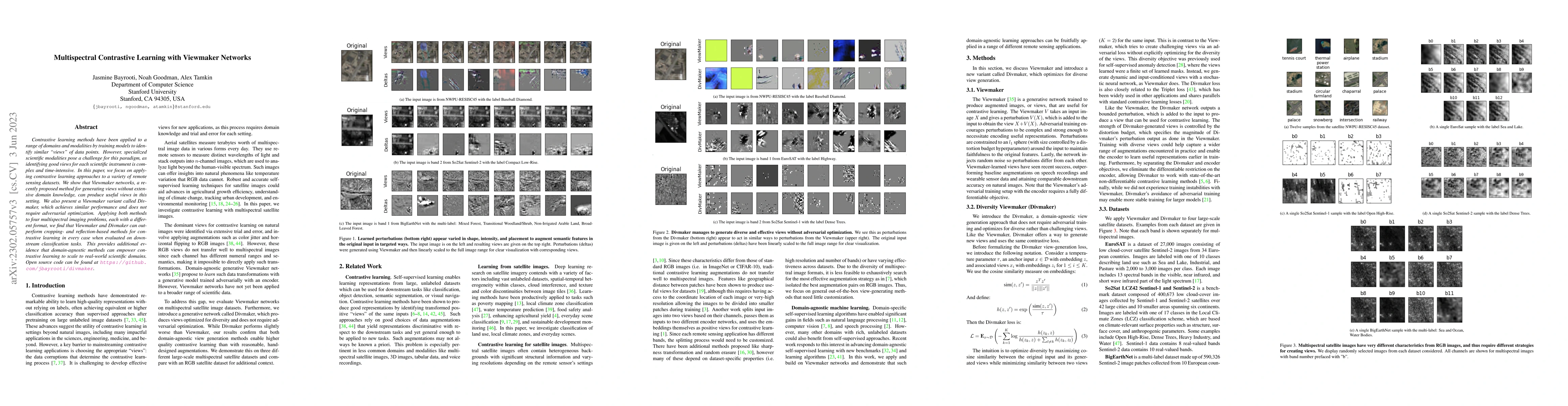Thumbnail for Multispectral Contrastive Learning with Viewmaker Networks