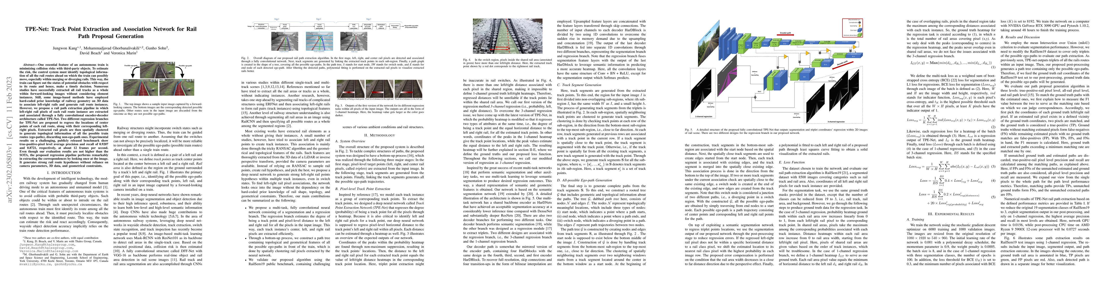 Thumbnail for TPE-Net: Track Point Extraction and Association Network for Rail Path
  Proposal Generation