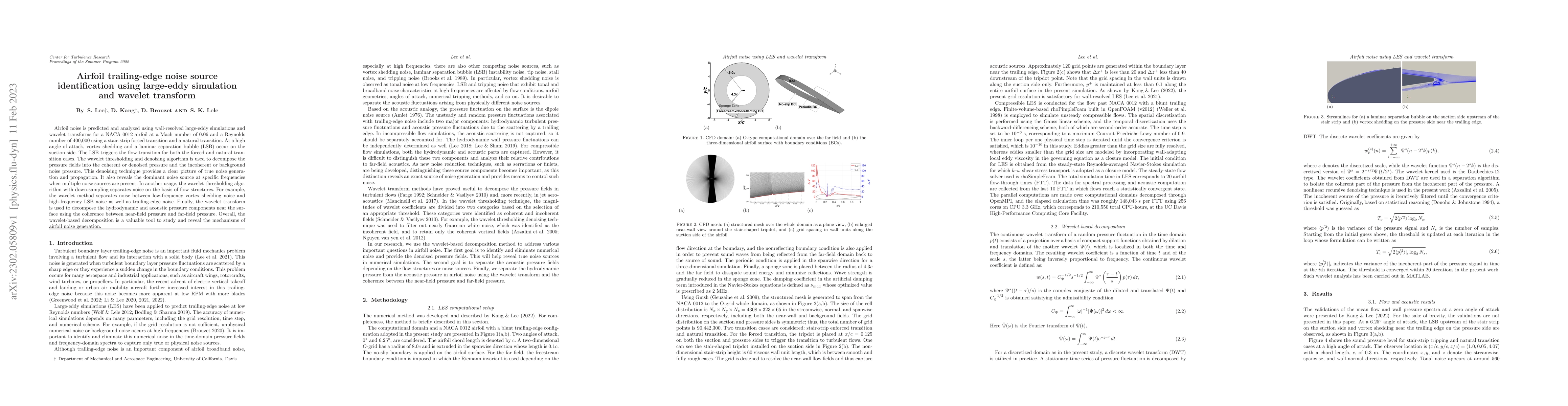Thumbnail for Airfoil trailing-edge noise source identification using large-eddy
  simulation and wavelet transform