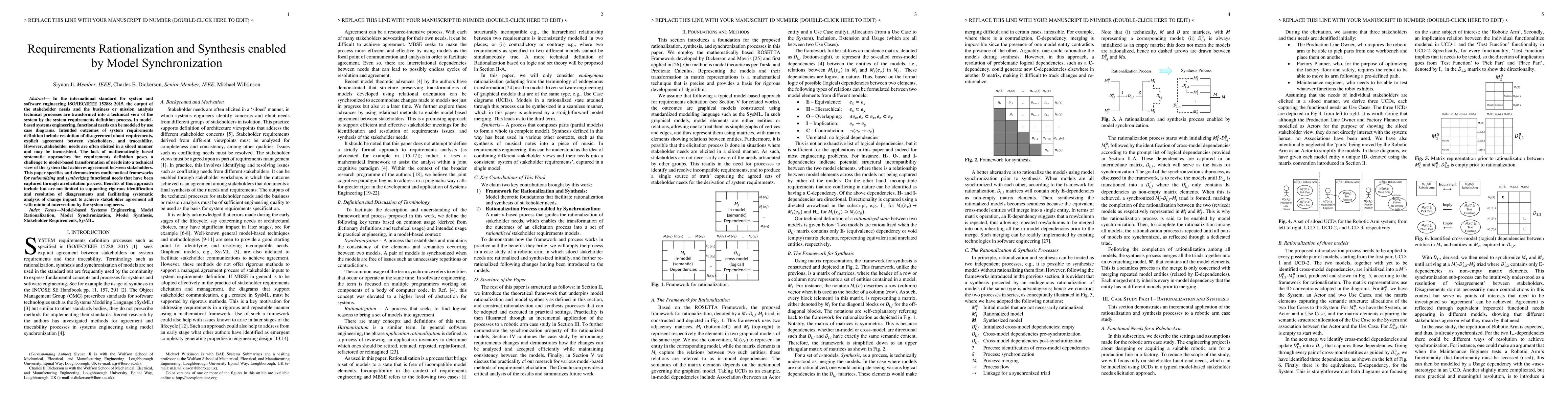 Thumbnail for Requirements Rationalization and Synthesis enabled by Model
  Synchronization