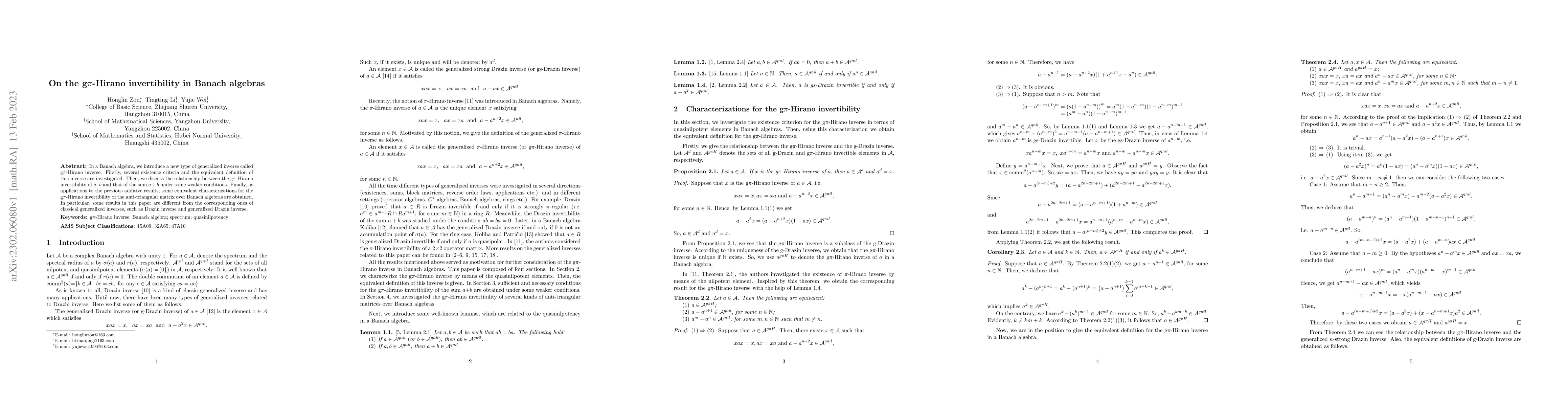 Thumbnail for On the g$\pi$-Hirano invertibility in Banach algebras