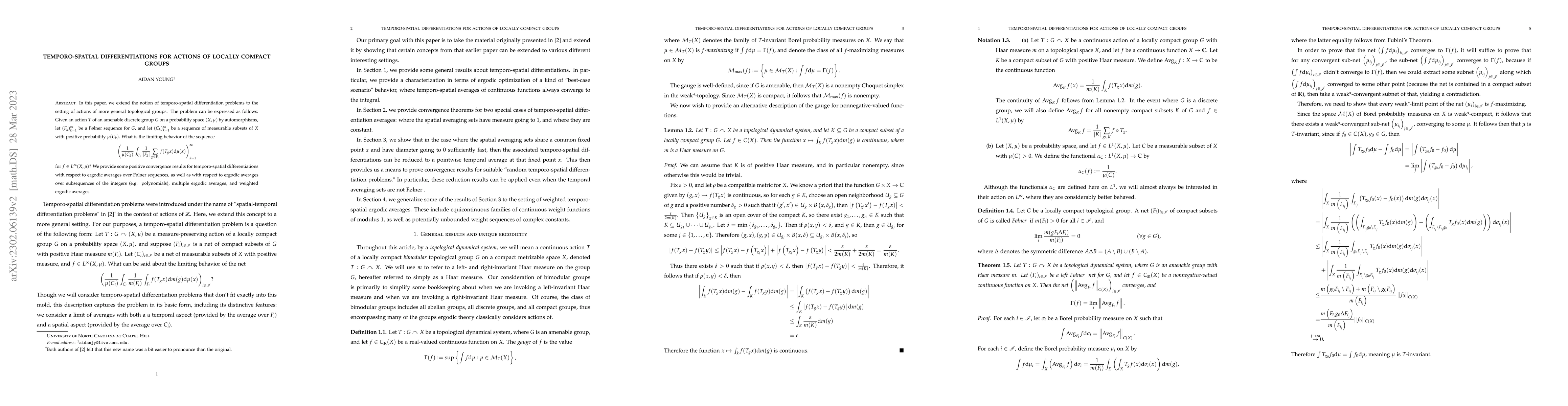 Thumbnail for Temporo-spatial differentiations for actions of locally compact groups