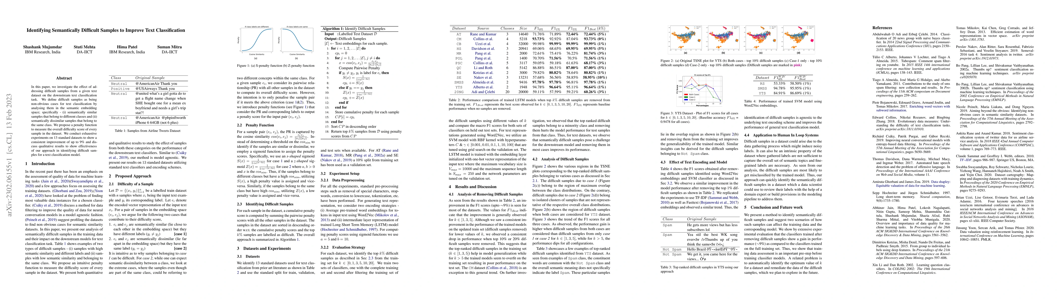 Thumbnail for Identifying Semantically Difficult Samples to Improve Text
  Classification