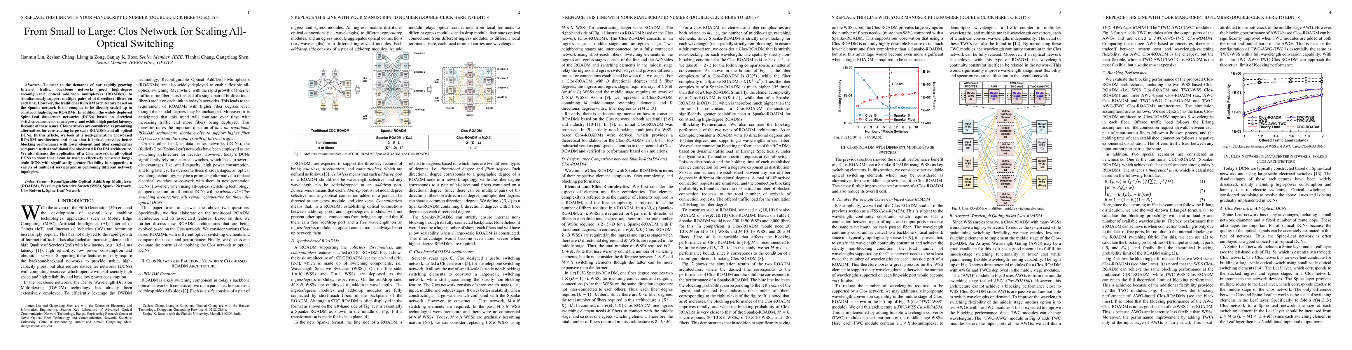 Thumbnail for From Small to Large: Clos Network for Scaling All-Optical Switching
