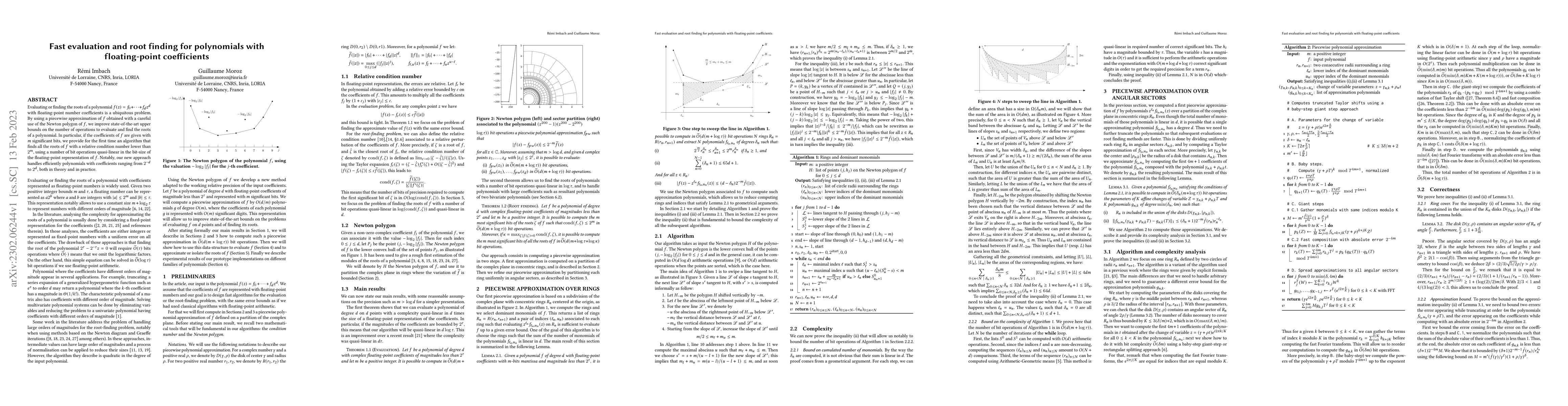 Thumbnail for Fast evaluation and root finding for polynomials with floating-point
  coefficients