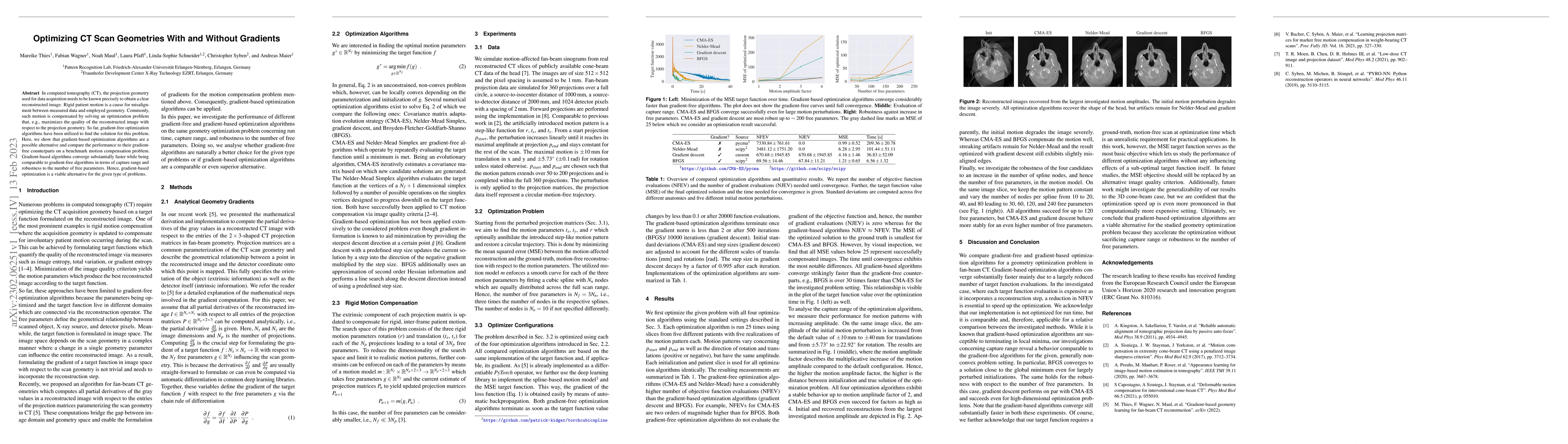 Thumbnail for Optimizing CT Scan Geometries With and Without Gradients