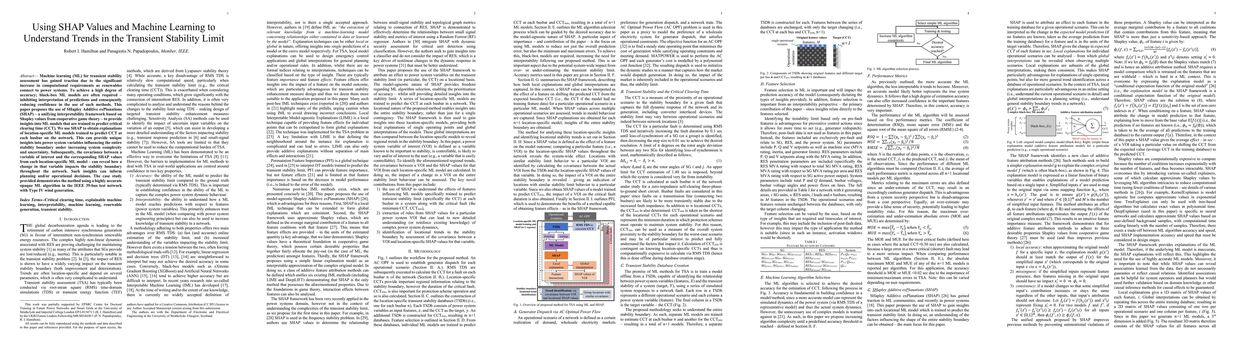 Thumbnail for Using SHAP Values and Machine Learning to Understand Trends in the
  Transient Stability Limit