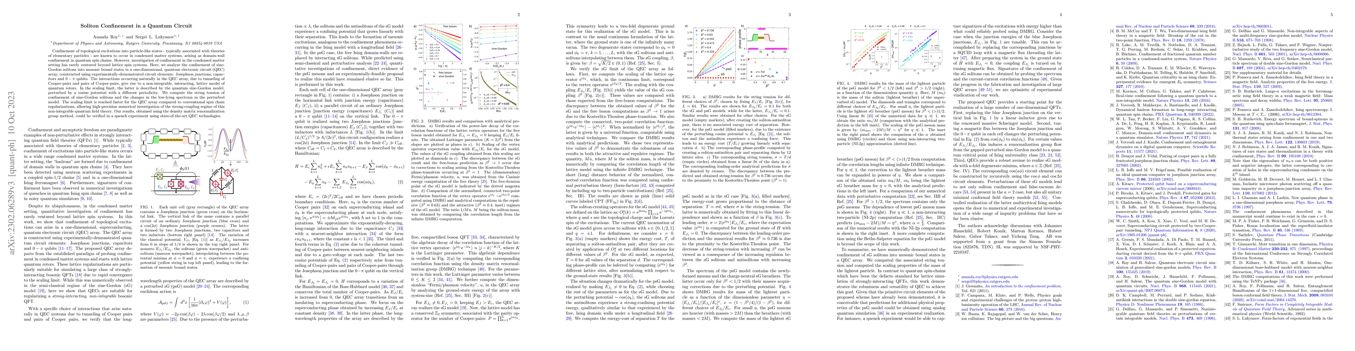 Thumbnail for Soliton Confinement in a Quantum Circuit