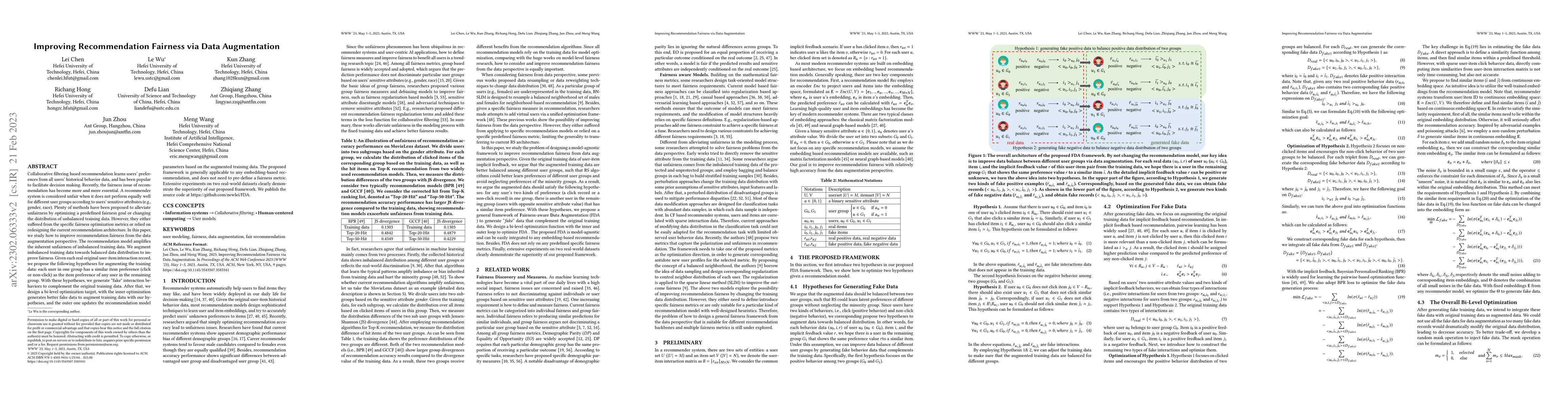 Thumbnail for Improving Recommendation Fairness via Data Augmentation