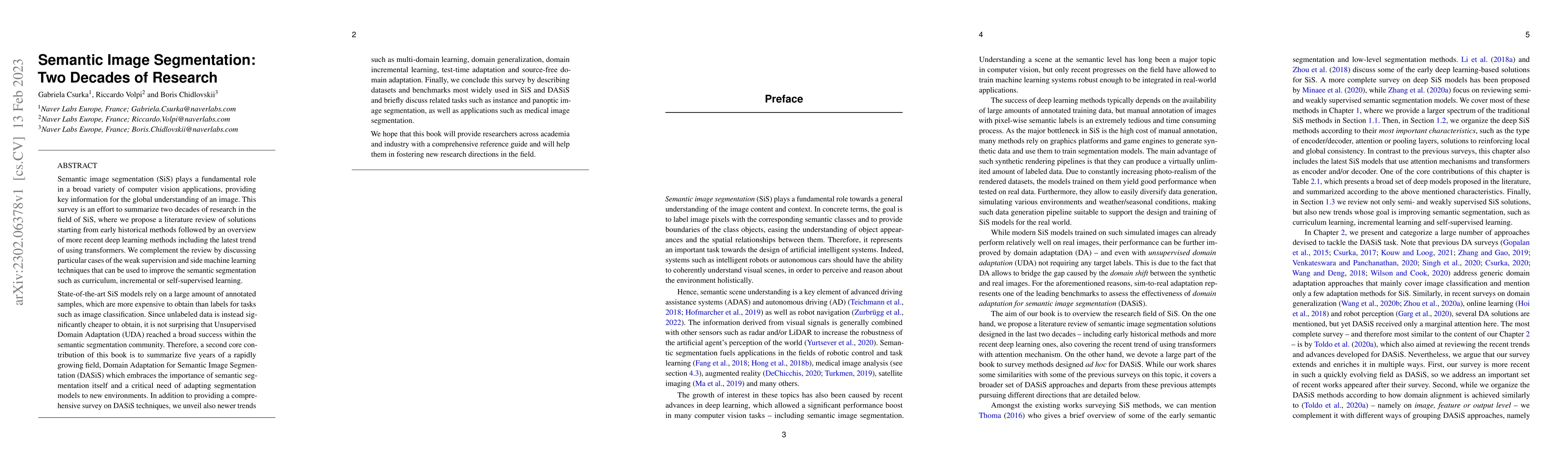 Thumbnail for Semantic Image Segmentation: Two Decades of Research