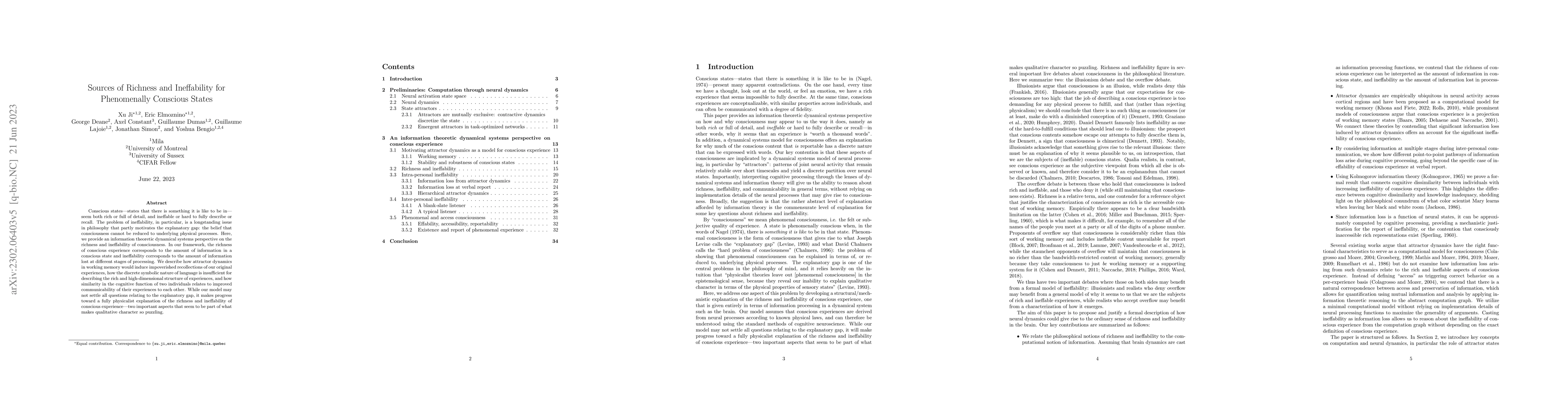 Thumbnail for Sources of Richness and Ineffability for Phenomenally Conscious States