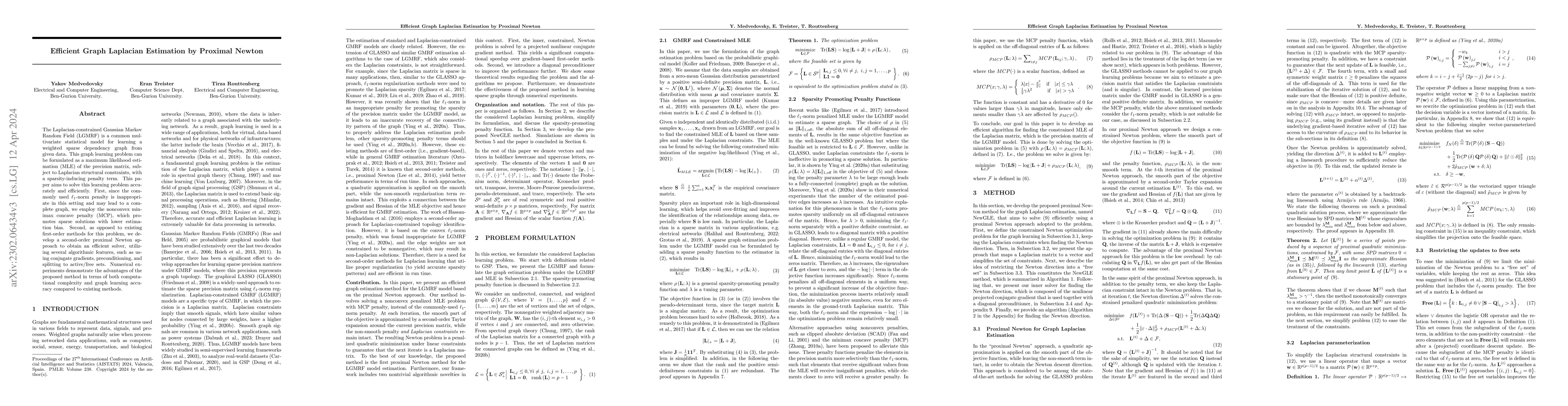 Thumbnail for Efficient Graph Laplacian Estimation by Proximal Newton