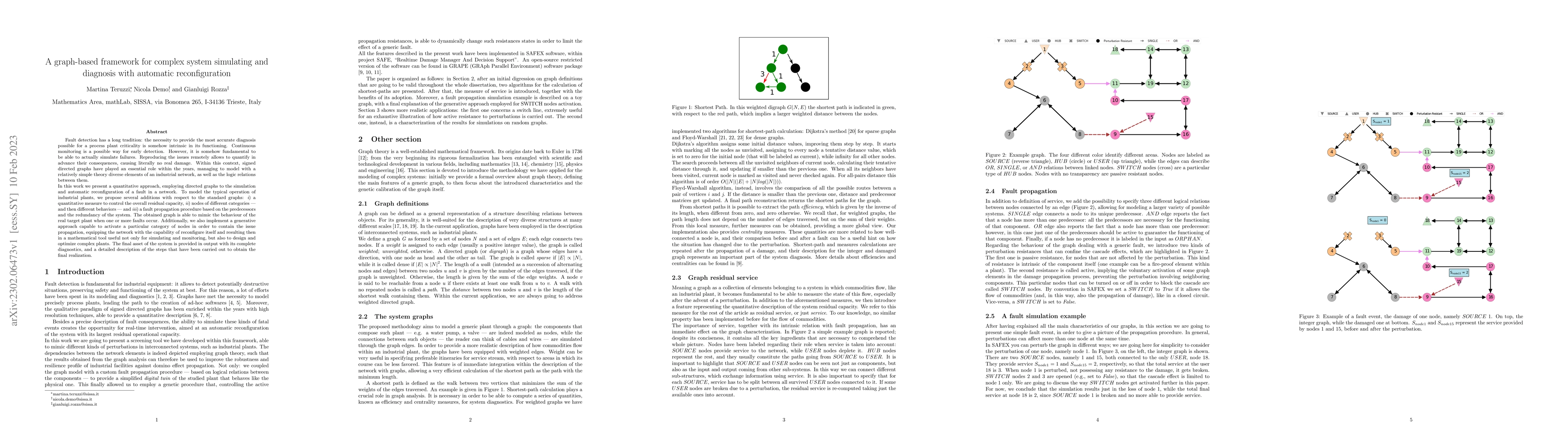 Thumbnail for A Graph-based Framework for Complex System Simulating and Diagnosis with
  Automatic Reconfiguration