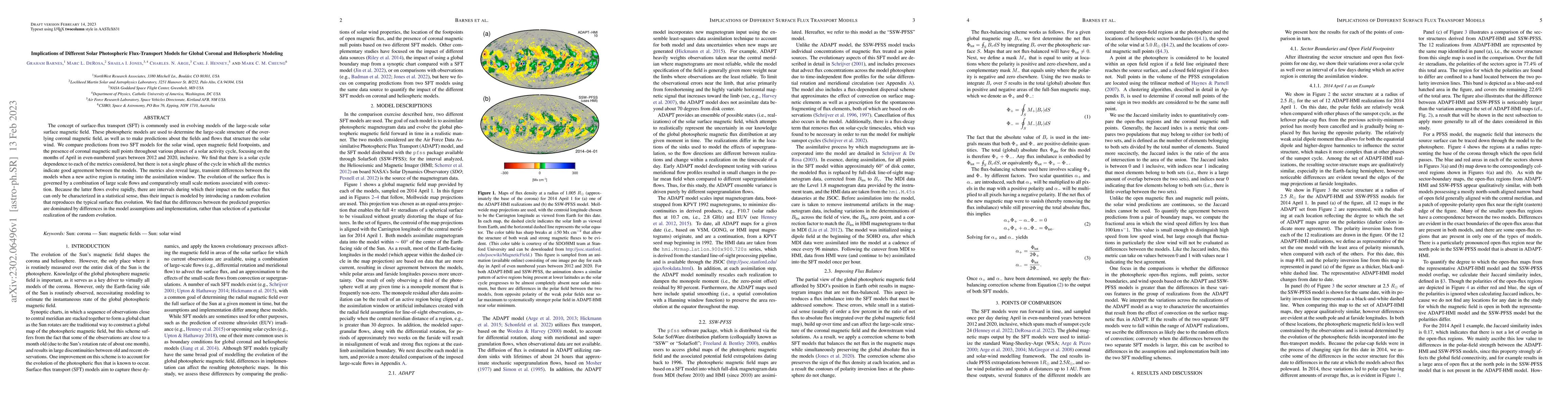 Thumbnail for Implications of Different Solar Photospheric Flux-Transport Models for
  Global Coronal and Heliospheric Modeling
