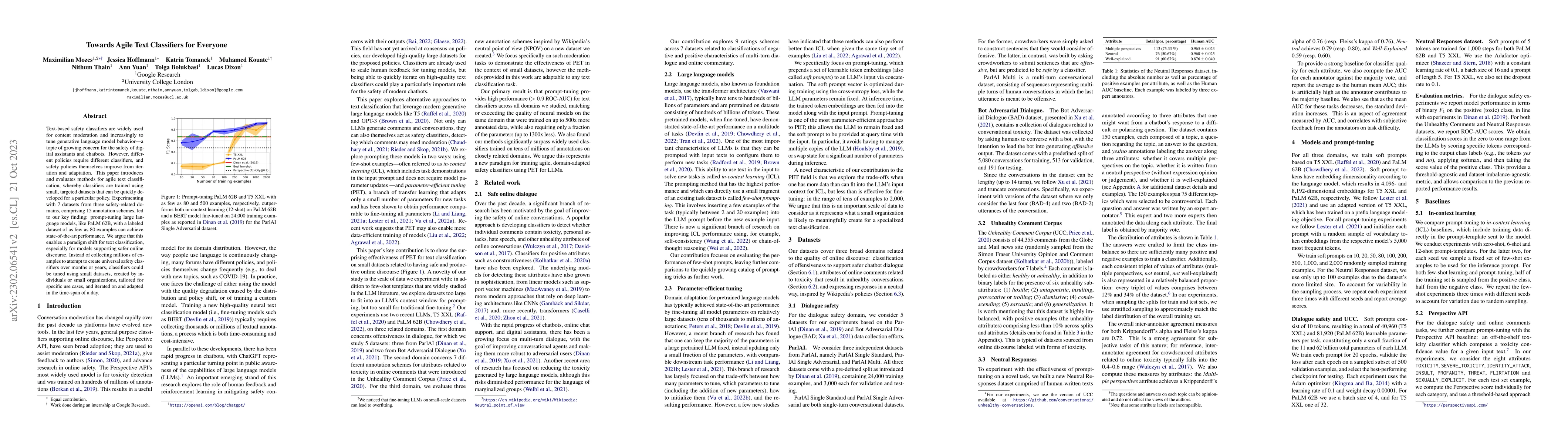 Thumbnail for Towards Agile Text Classifiers for Everyone
