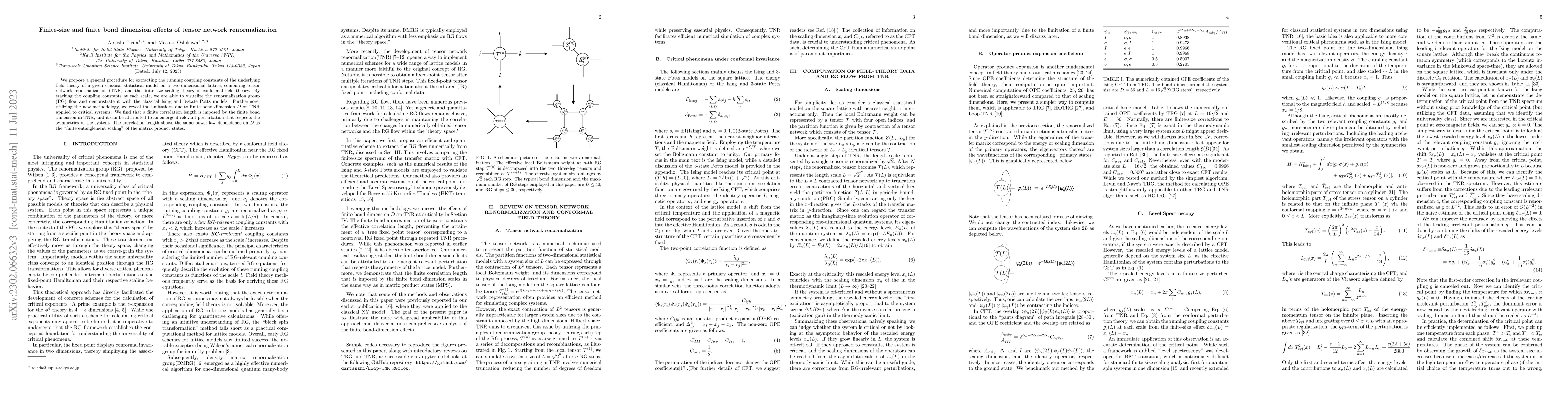 Thumbnail for Finite-size and finite bond dimension effects of tensor network
  renormalization