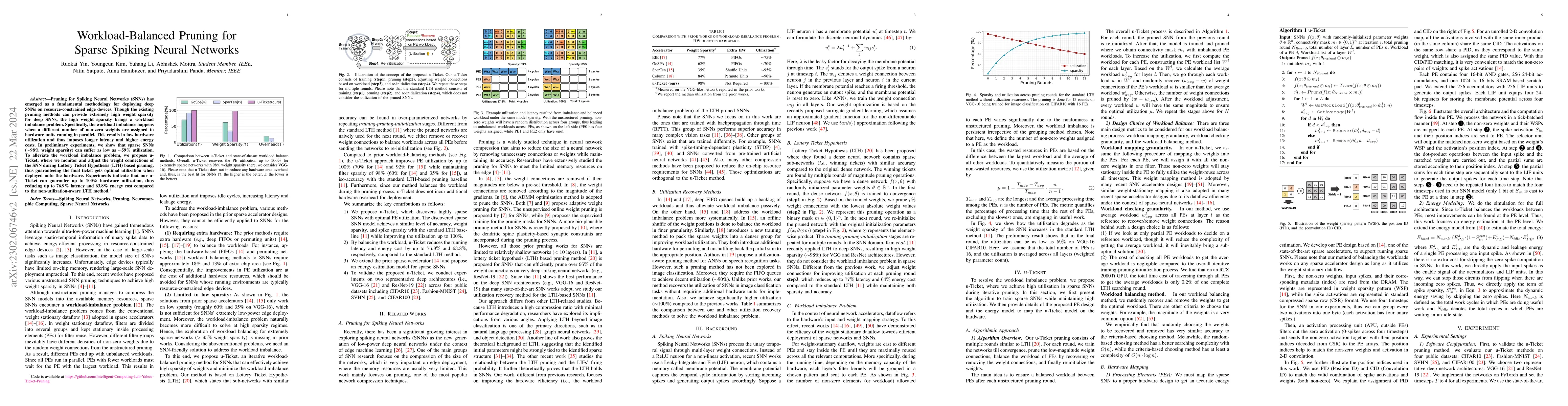 Thumbnail for Workload-Balanced Pruning for Sparse Spiking Neural Networks