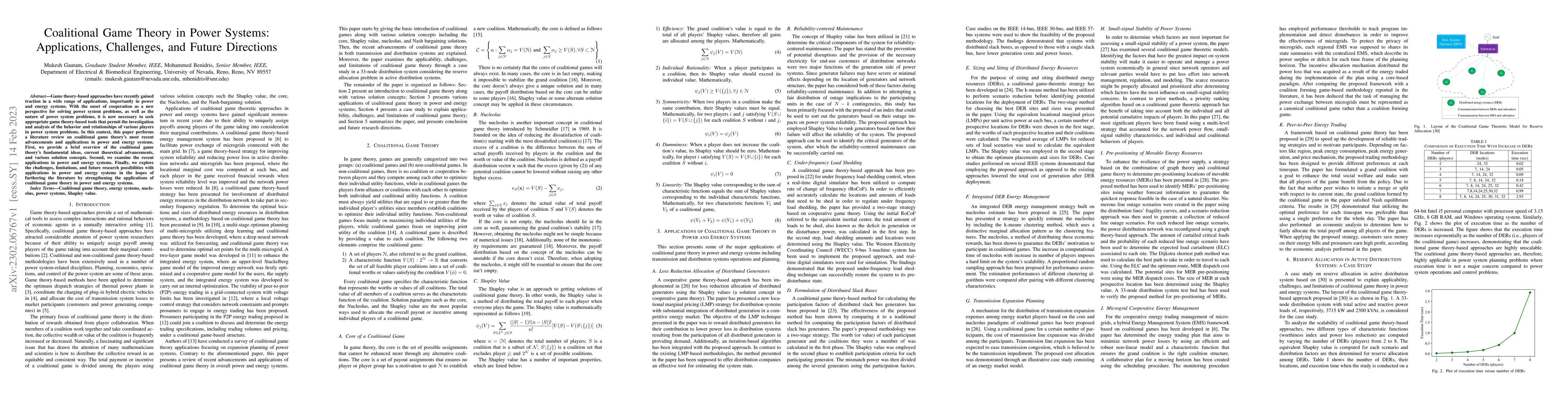 Thumbnail for Coalitional Game Theory in Power Systems: Applications, Challenges, and
  Future Directions