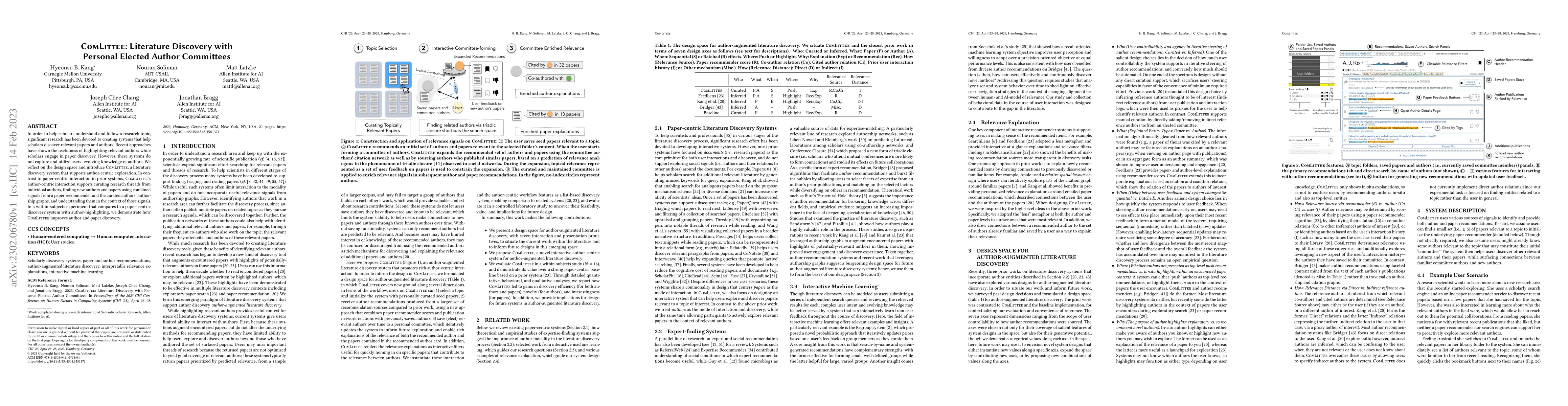 Thumbnail for ComLittee: Literature Discovery with Personal Elected Author Committees
