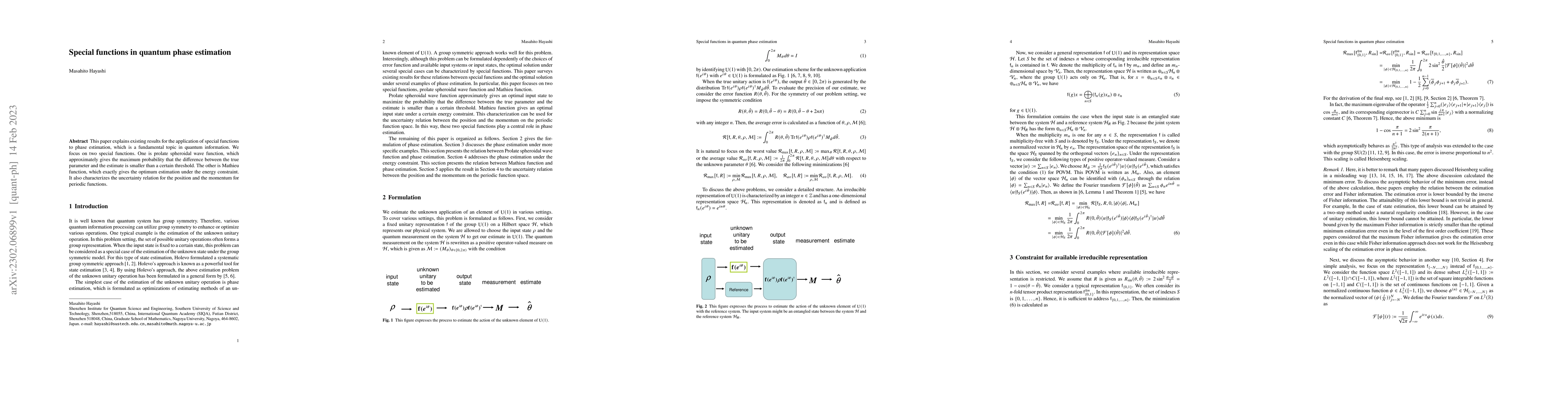 Thumbnail for Special functions in quantum phase estimation