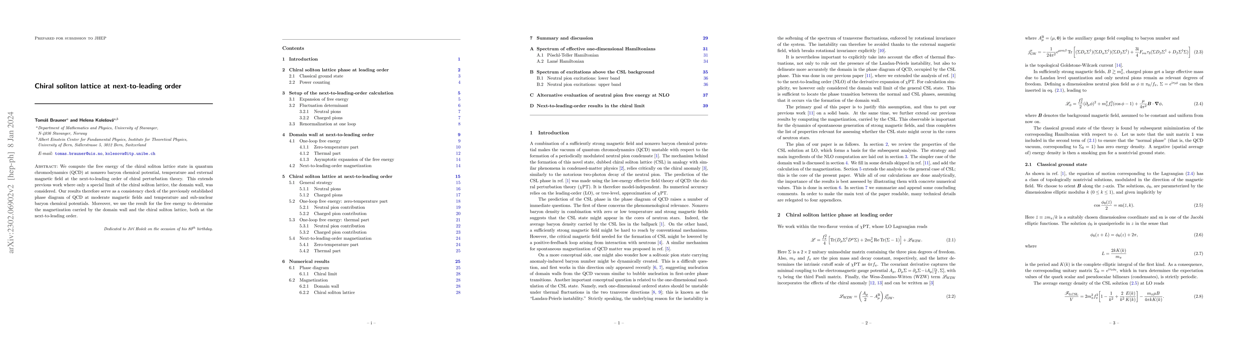 Thumbnail for Chiral soliton lattice at next-to-leading order