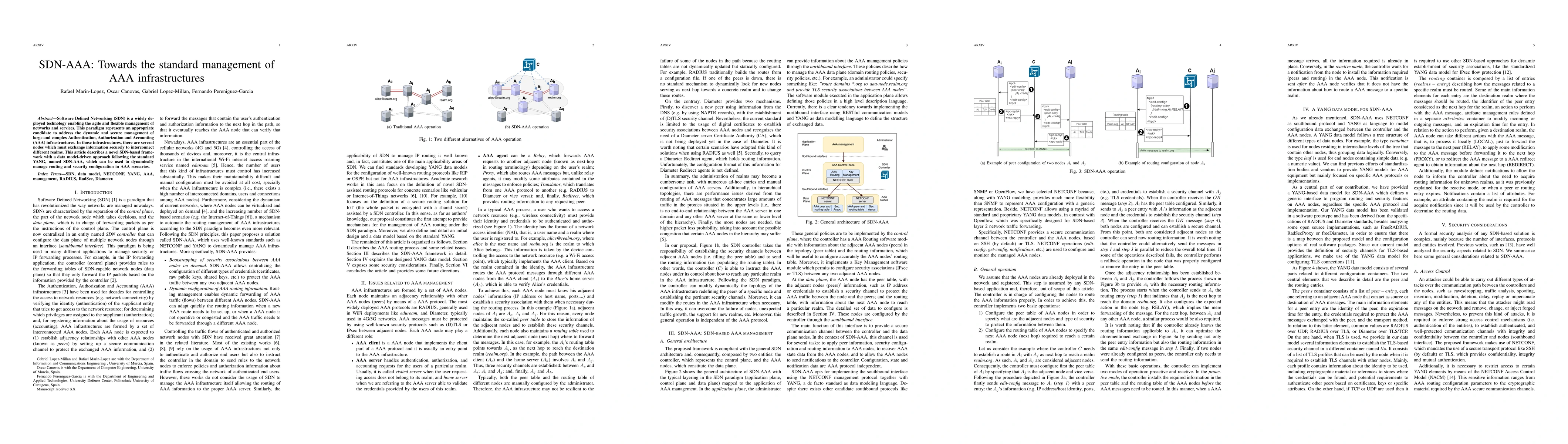 Thumbnail for SDN-AAA: Towards the standard management of AAA infrastructures