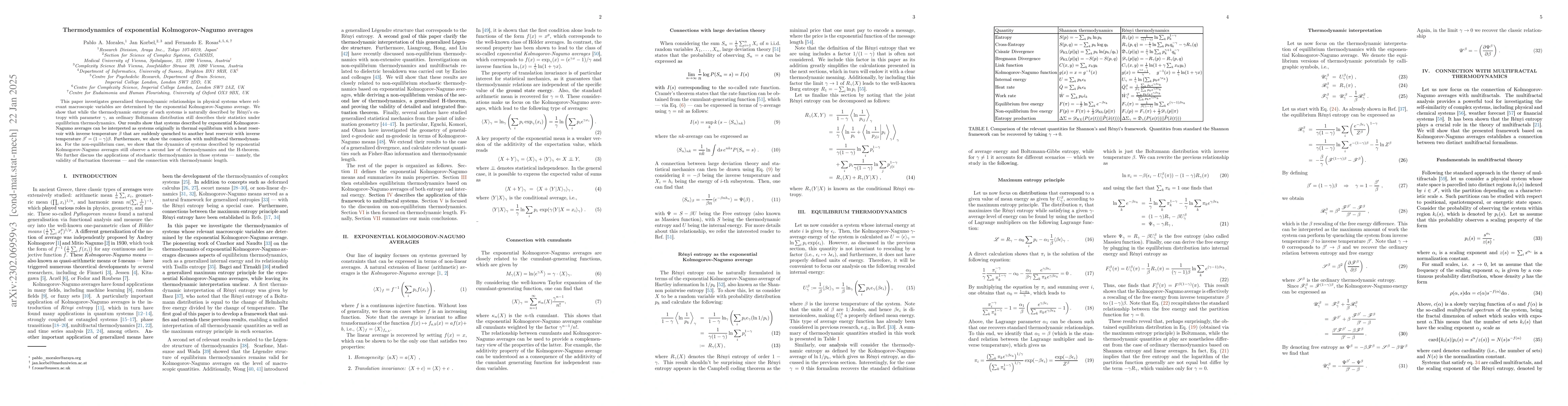 Thumbnail for Thermodynamics of exponential Kolmogorov-Nagumo averages