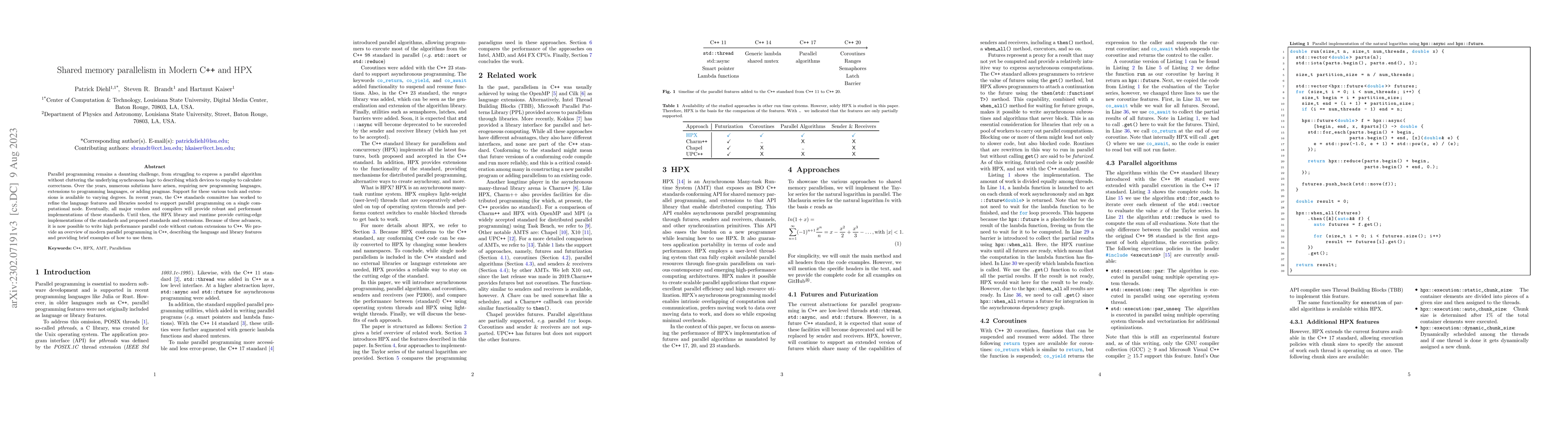 Thumbnail for Shared memory parallelism in Modern C++ and HPX