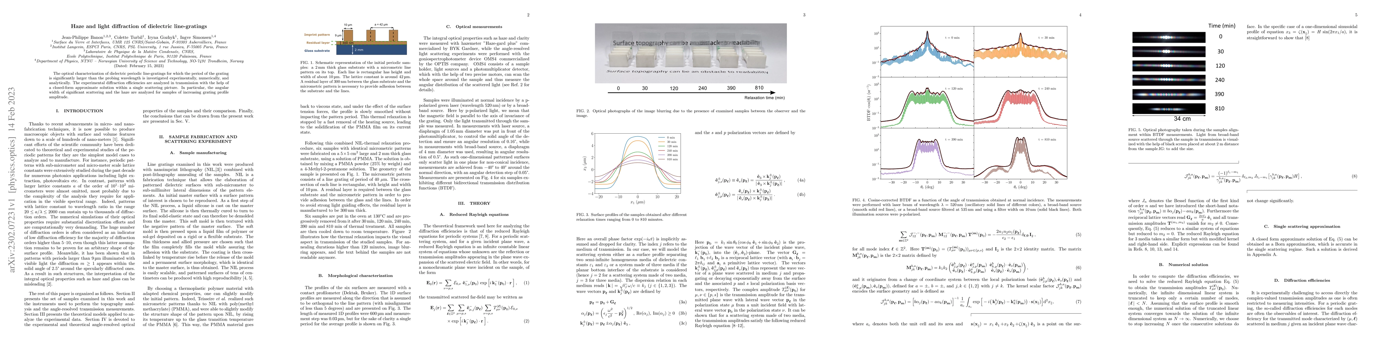Thumbnail for Haze and light diffraction of dielectric line-gratings