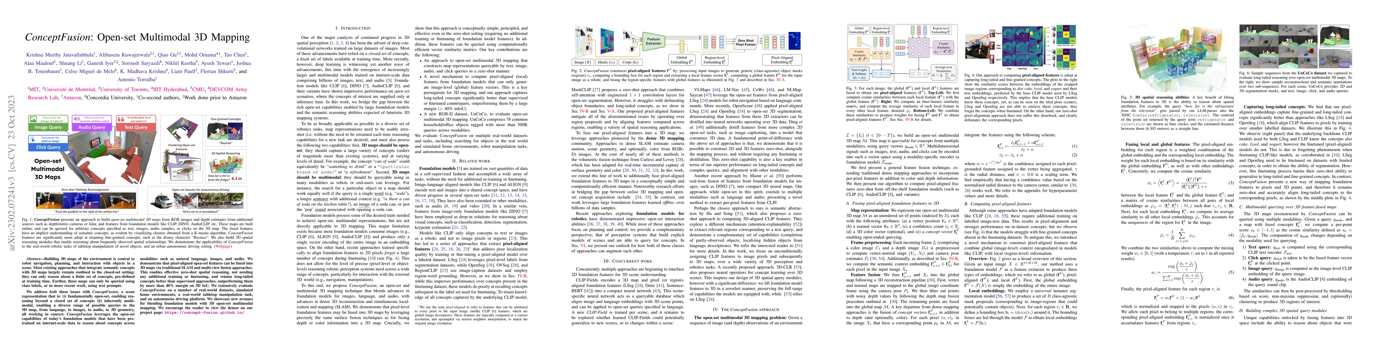Thumbnail for ConceptFusion: Open-set Multimodal 3D Mapping