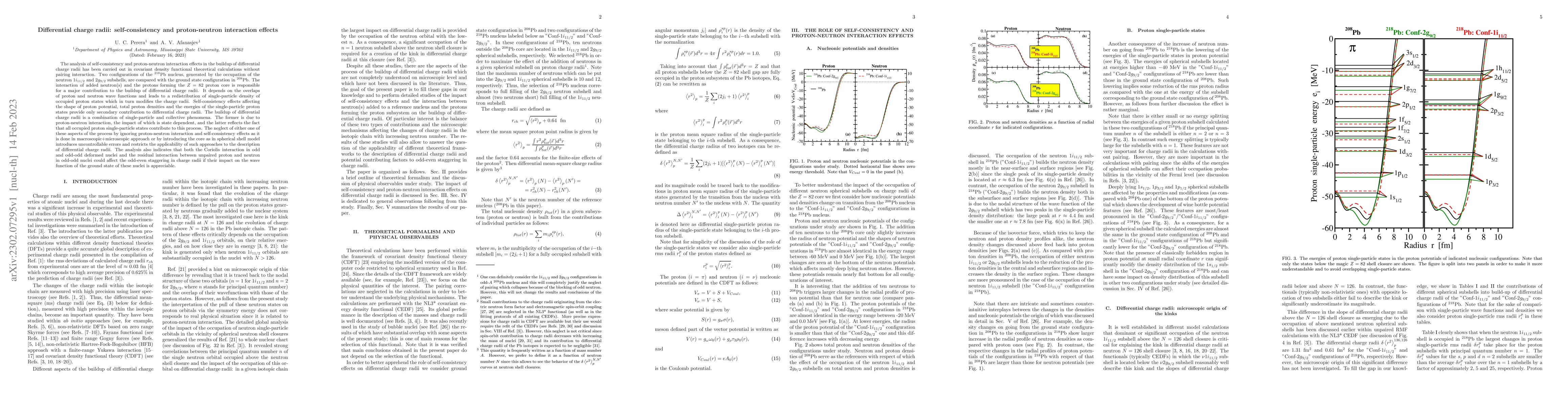 Thumbnail for Differential charge radii: self-consistency and proton-neutron
  interaction effects