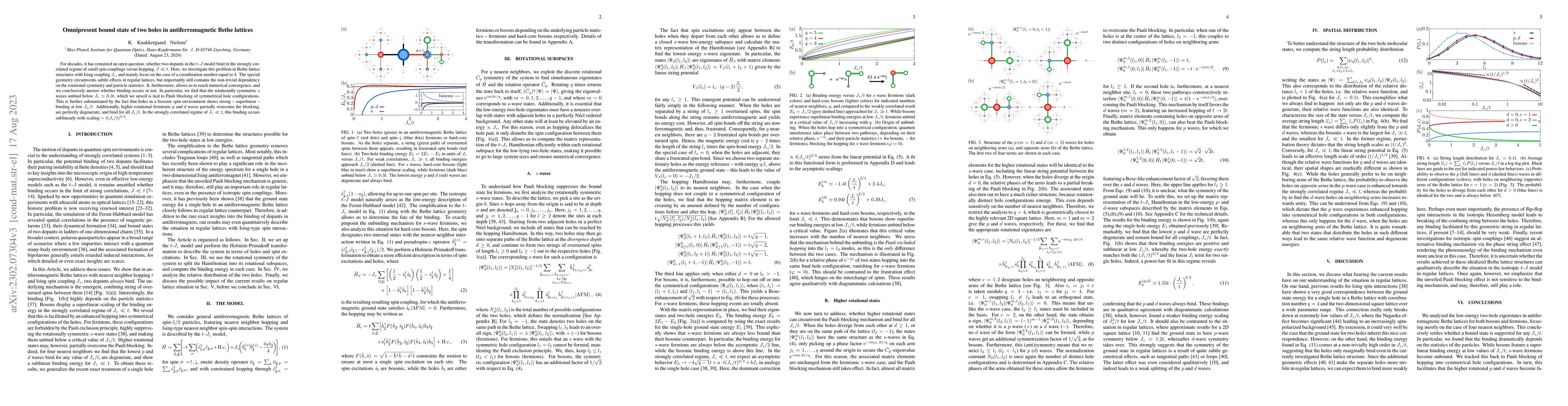 Thumbnail for Omnipresent bound state of two holes in antiferromagnetic Bethe lattices