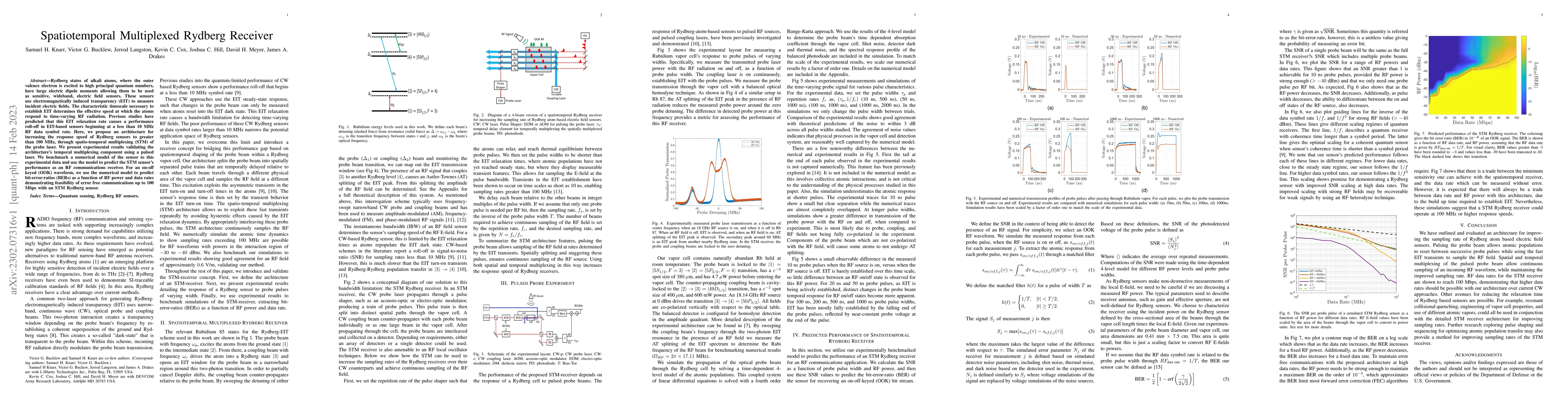 Thumbnail for Spatiotemporal Multiplexed Rydberg Receiver