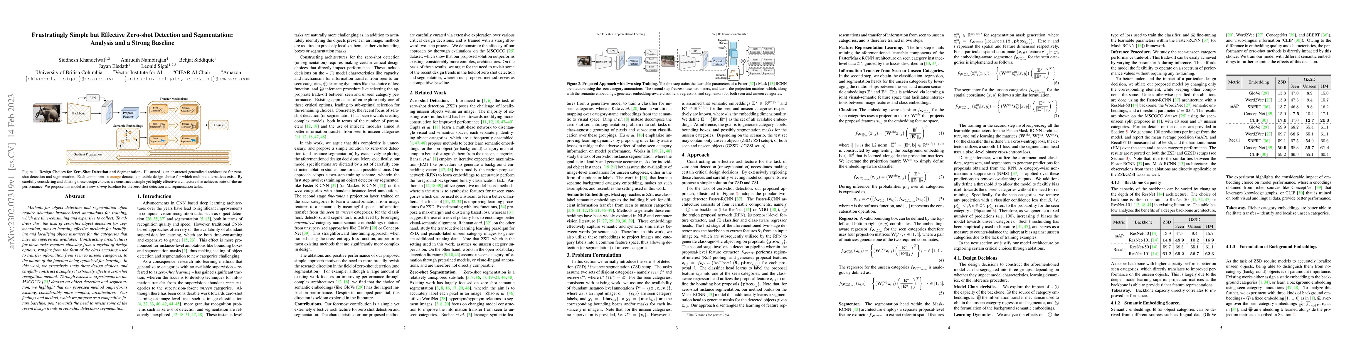 Thumbnail for Frustratingly Simple but Effective Zero-shot Detection and Segmentation:
  Analysis and a Strong Baseline