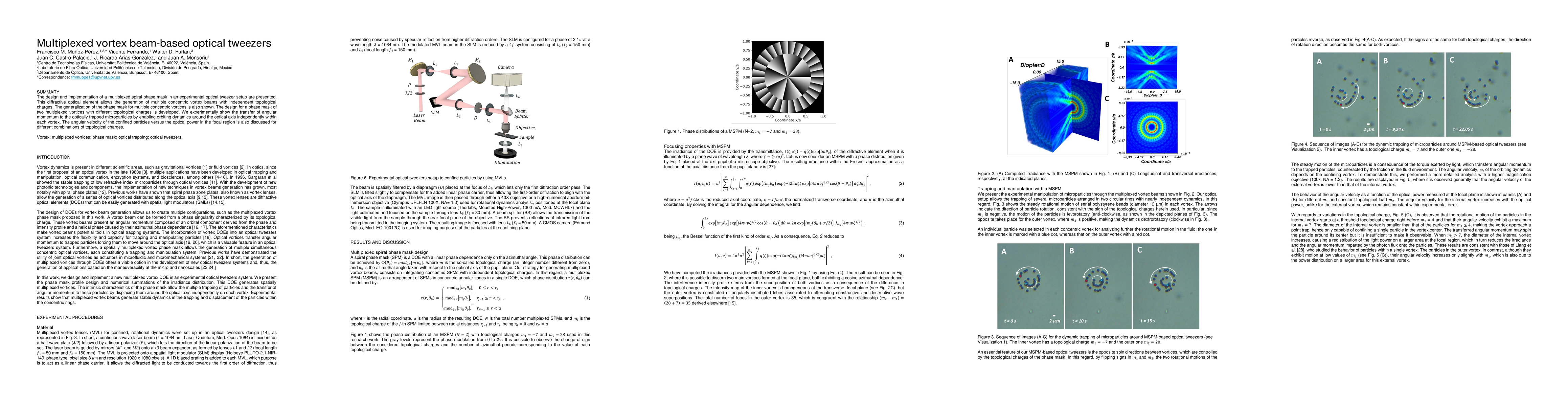 Thumbnail for Multiplexed vortex beam-based optical tweezers