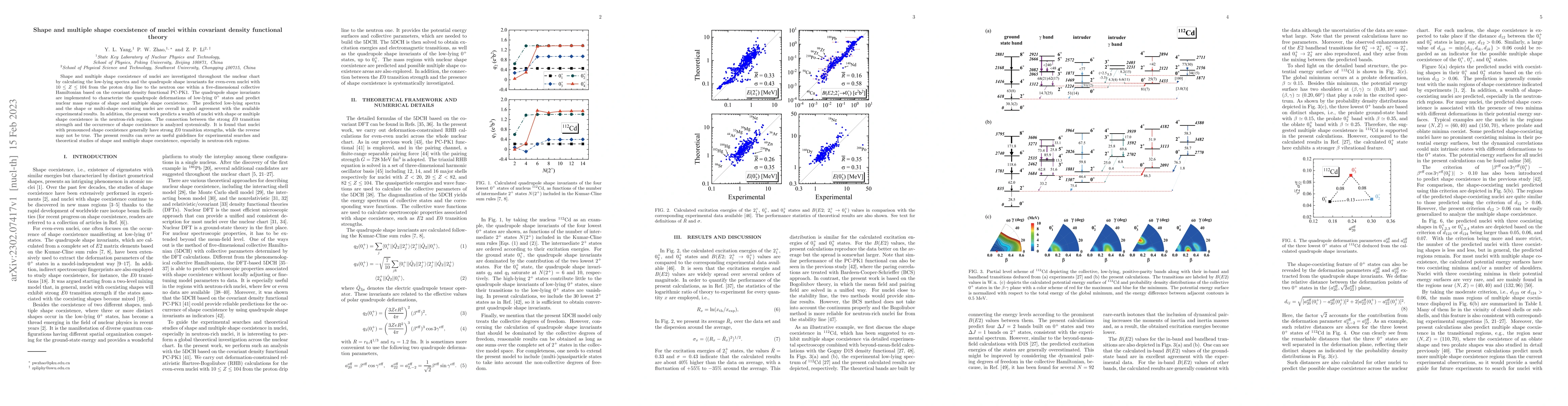 Thumbnail for Shape and multiple shape coexistence of nuclei within covariant density
  functional theory